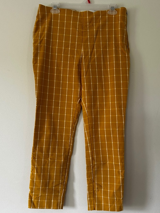 a new day Pants - 🌺Mustard Plaid Stretchy Office Pants